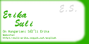 erika suli business card